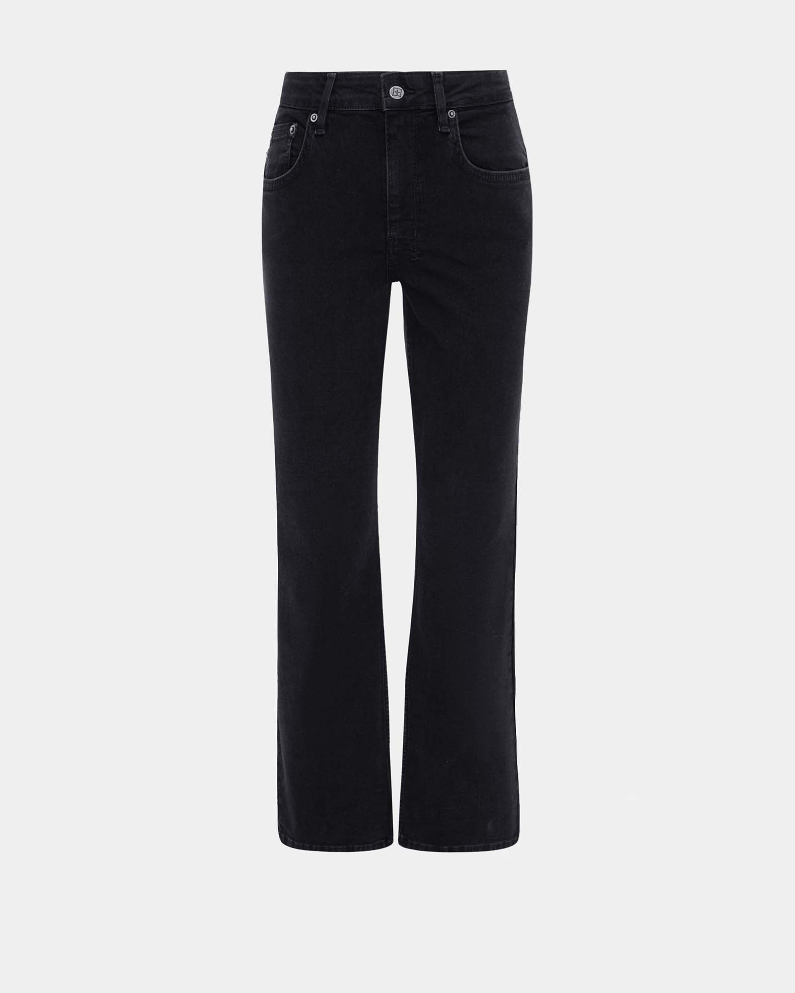 Soho Crop Flare Jeans Stealth - Black Denim