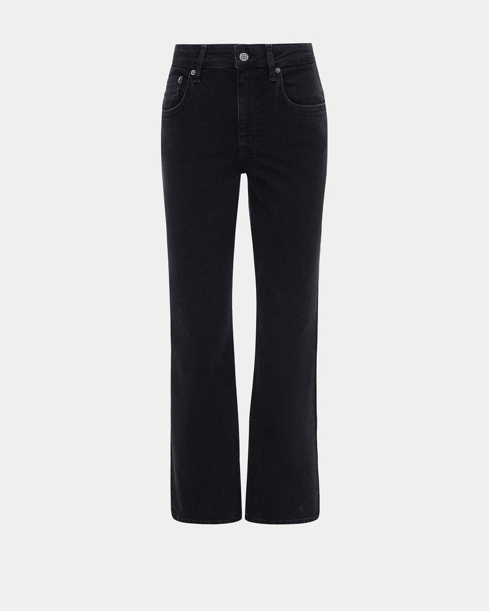 Soho Crop Flare Jeans Stealth - Black Denim