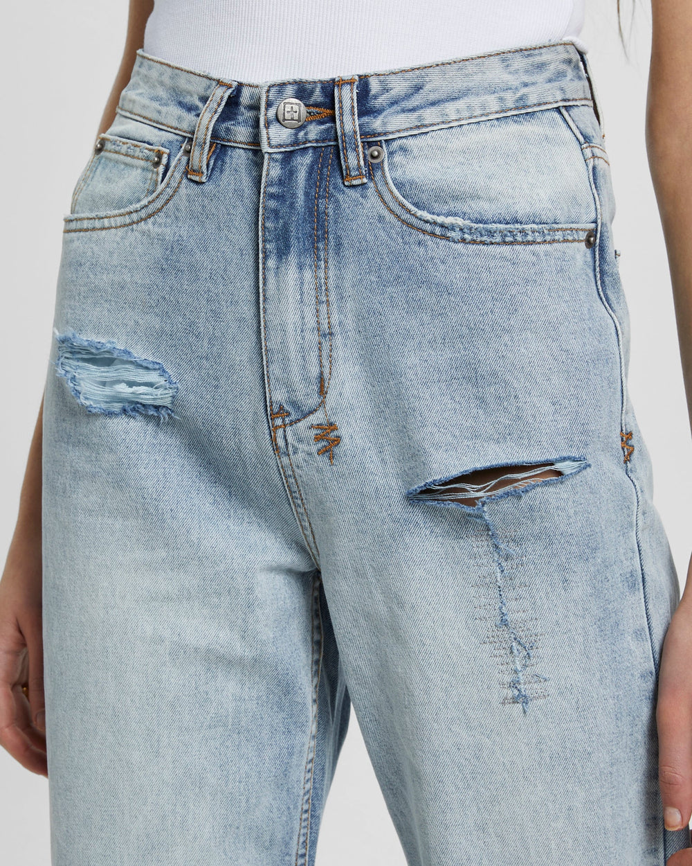 Buy Playback Skream Trashed Straight Leg Jeans