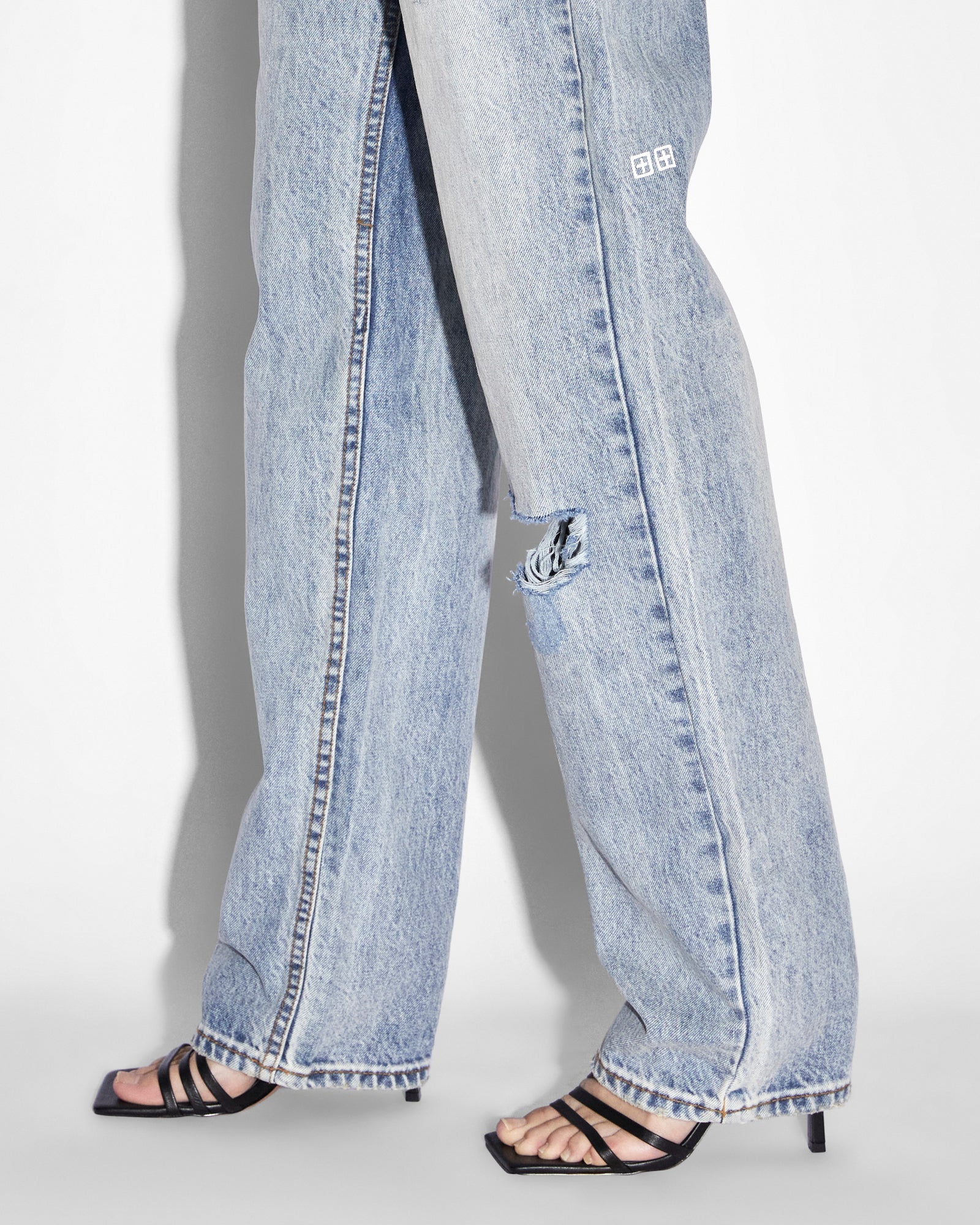 Buy Playback Skream Trashed Straight Leg Jeans