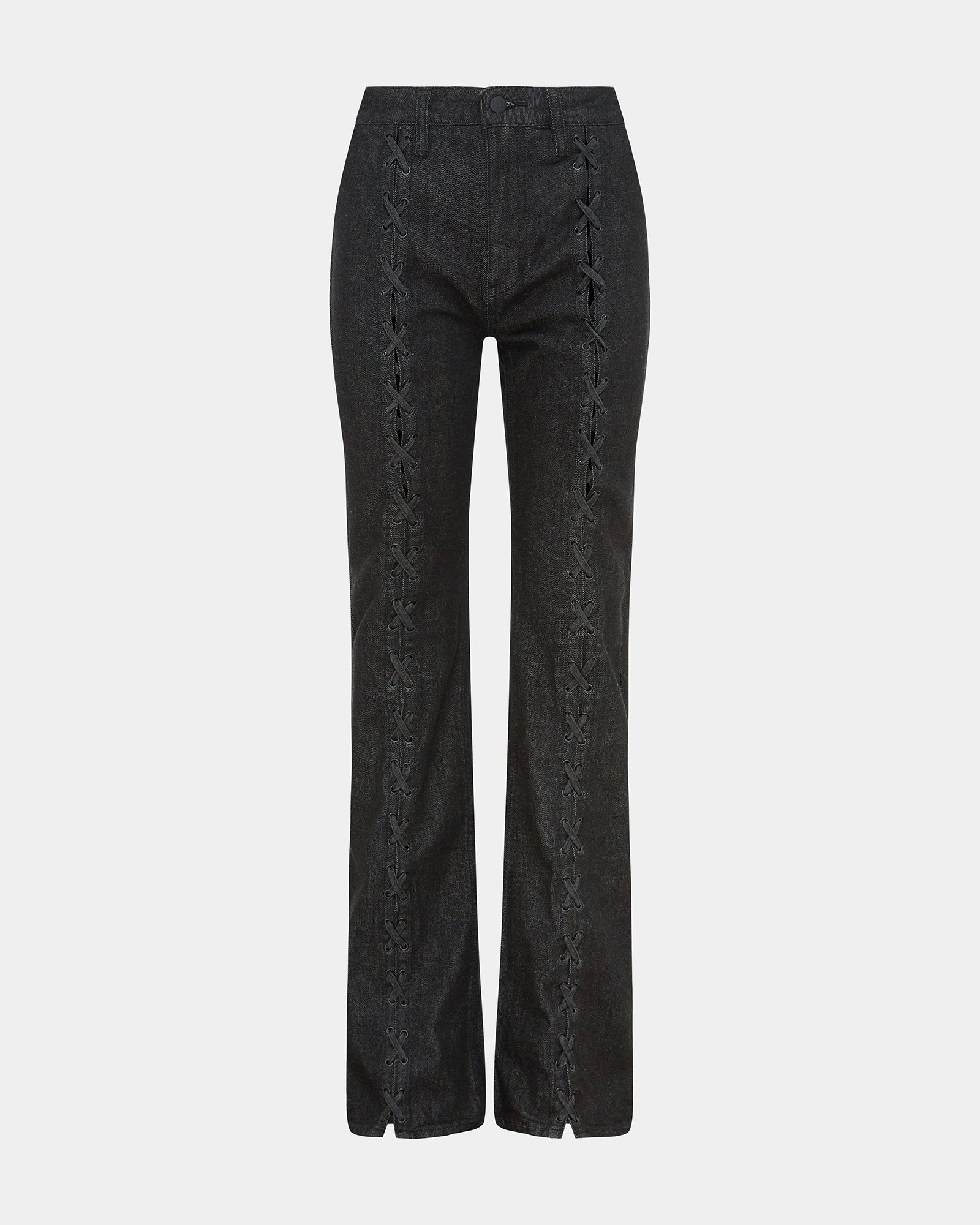 Buy Soho Ebony Laced Boot Cut Jean KSUBI