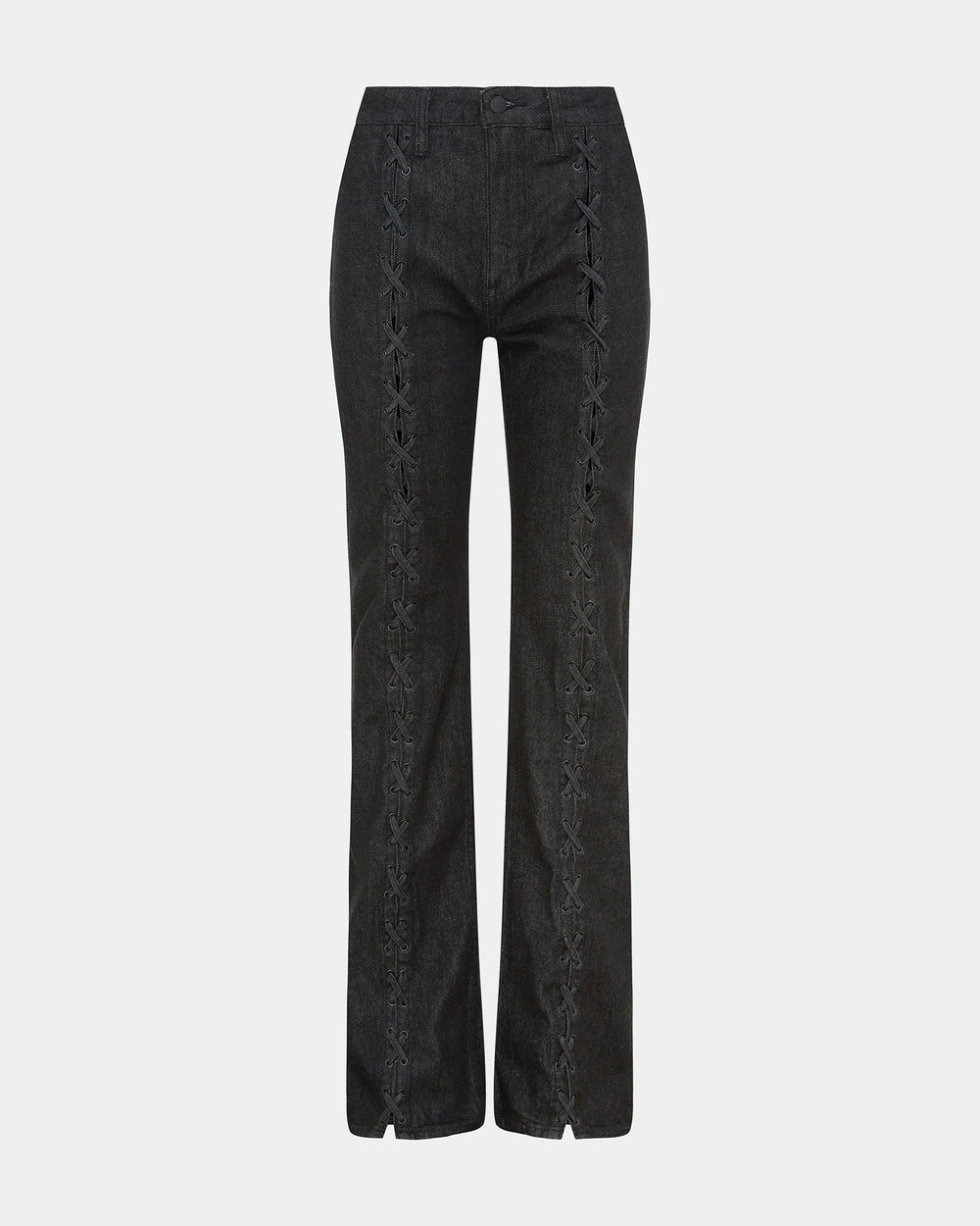 Buy Soho Ebony Laced Boot Cut Jean KSUBI
