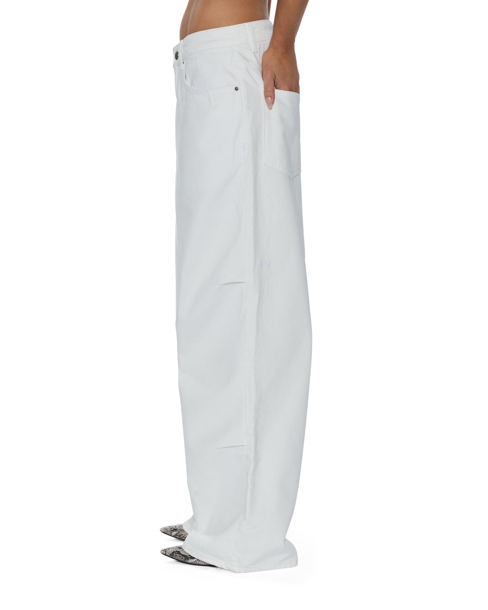 Womens Ksuper Fly Baggy Denim Jeans