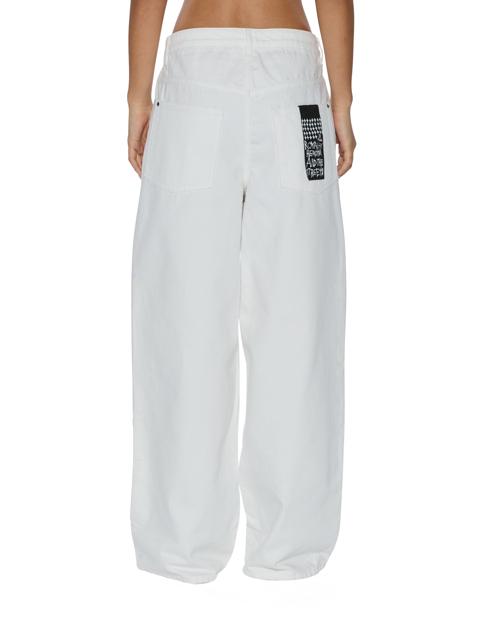 Womens Ksuper Fly Baggy Denim Jeans