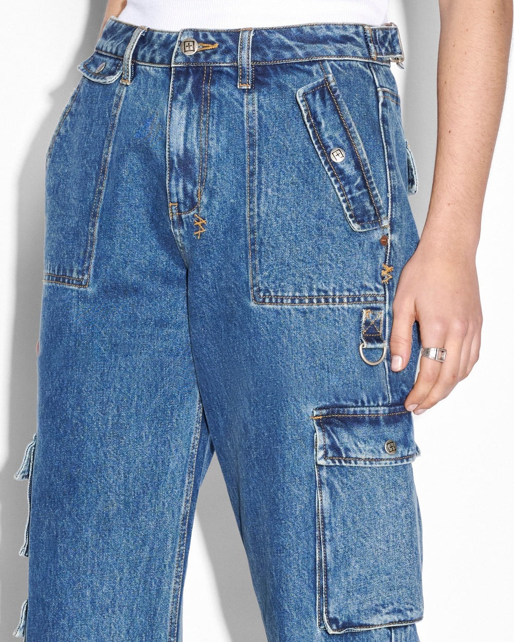Buy Low Rider Recall Cargo Blue Denim Cargo KSUBI