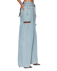 Rollin Cut Out Baggy Jeans