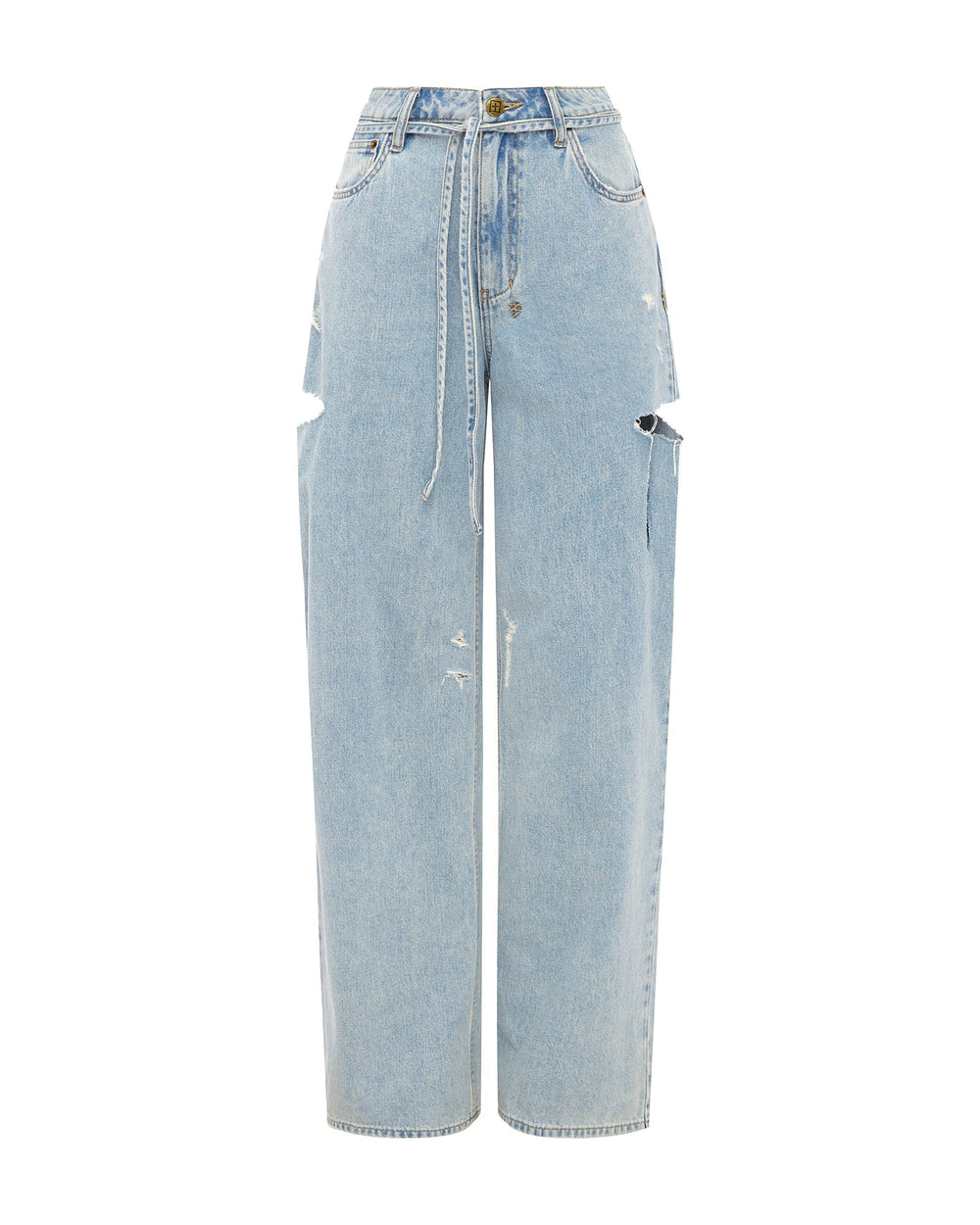 Rollin Cut Out Baggy Jeans