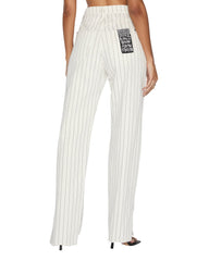 Playback Prophetik Splits High Waisted Jeans - White Denim