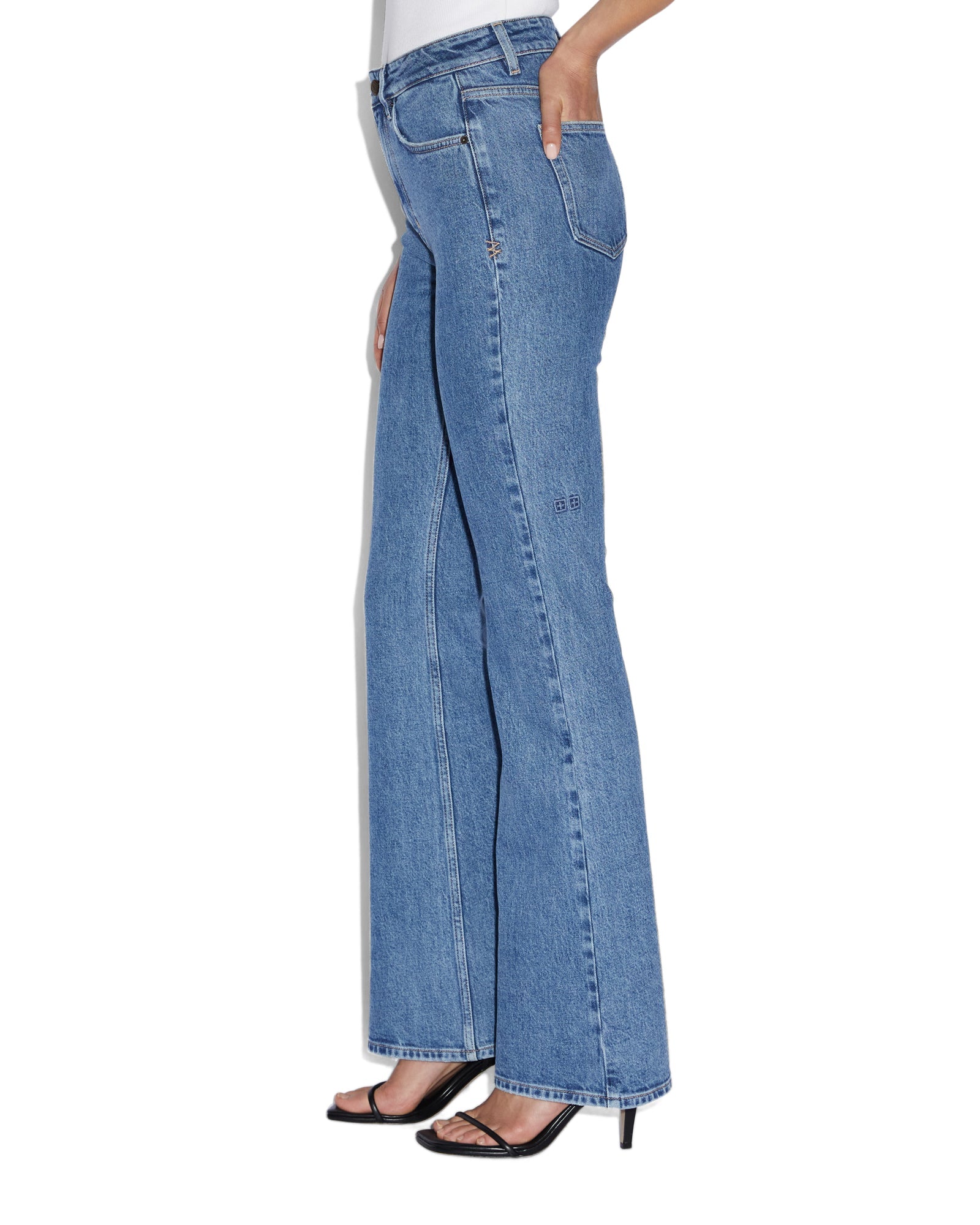 Soho Flare Jeans Heritage - Blue Denim