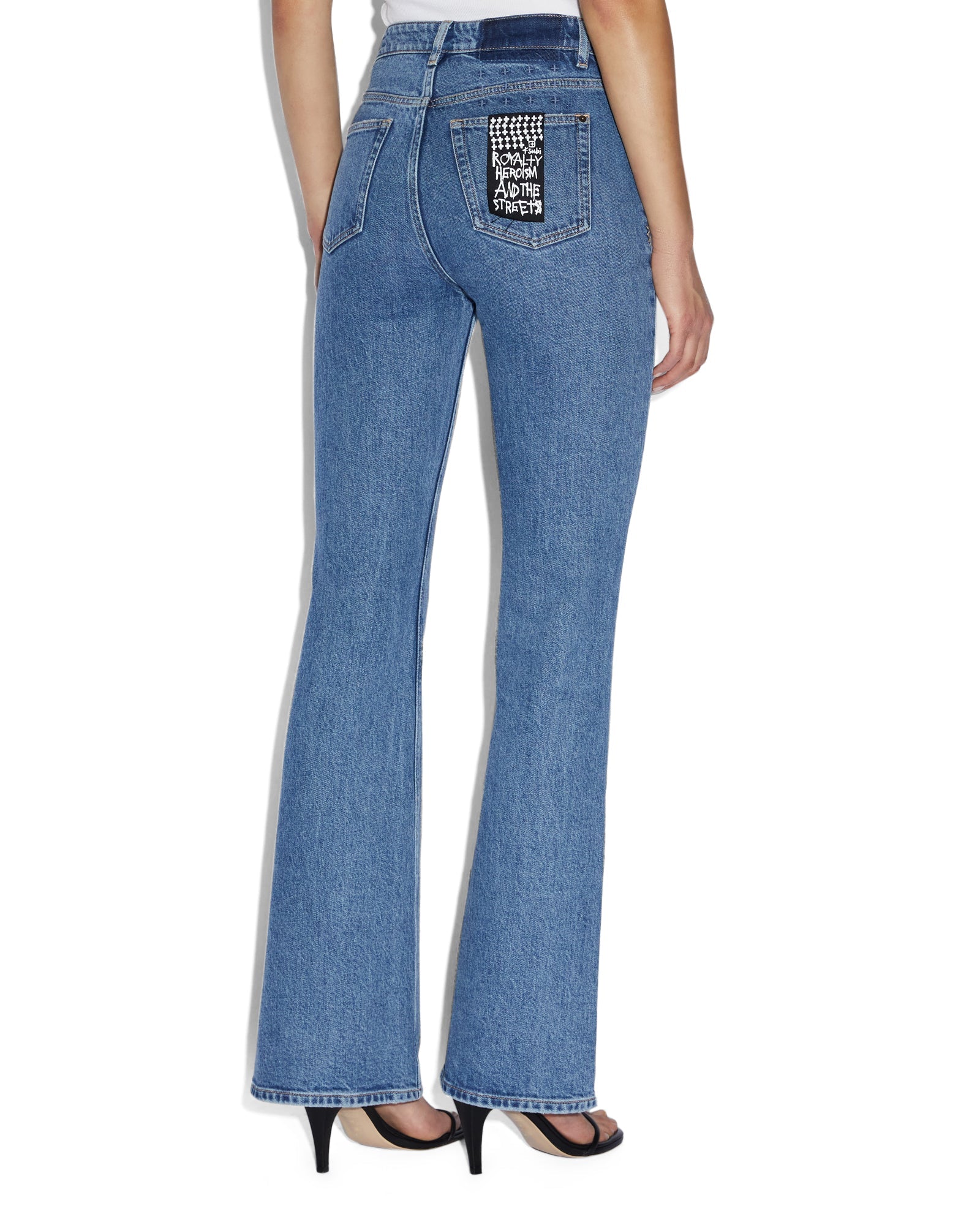 Soho Flare Jeans Heritage - Blue Denim