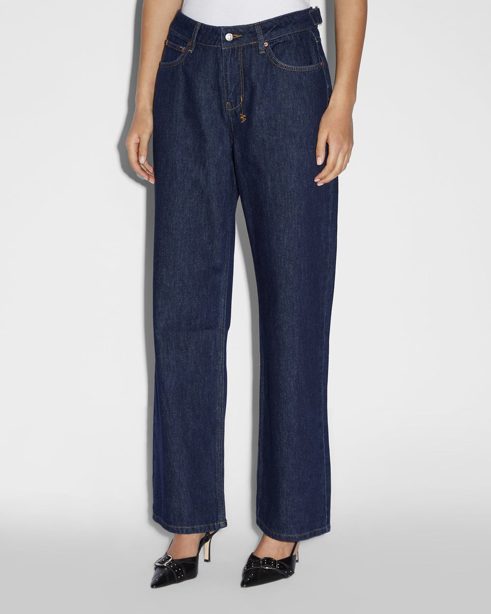 Low Rider Low Rise Jeans Legacy - Dark Blue Denim