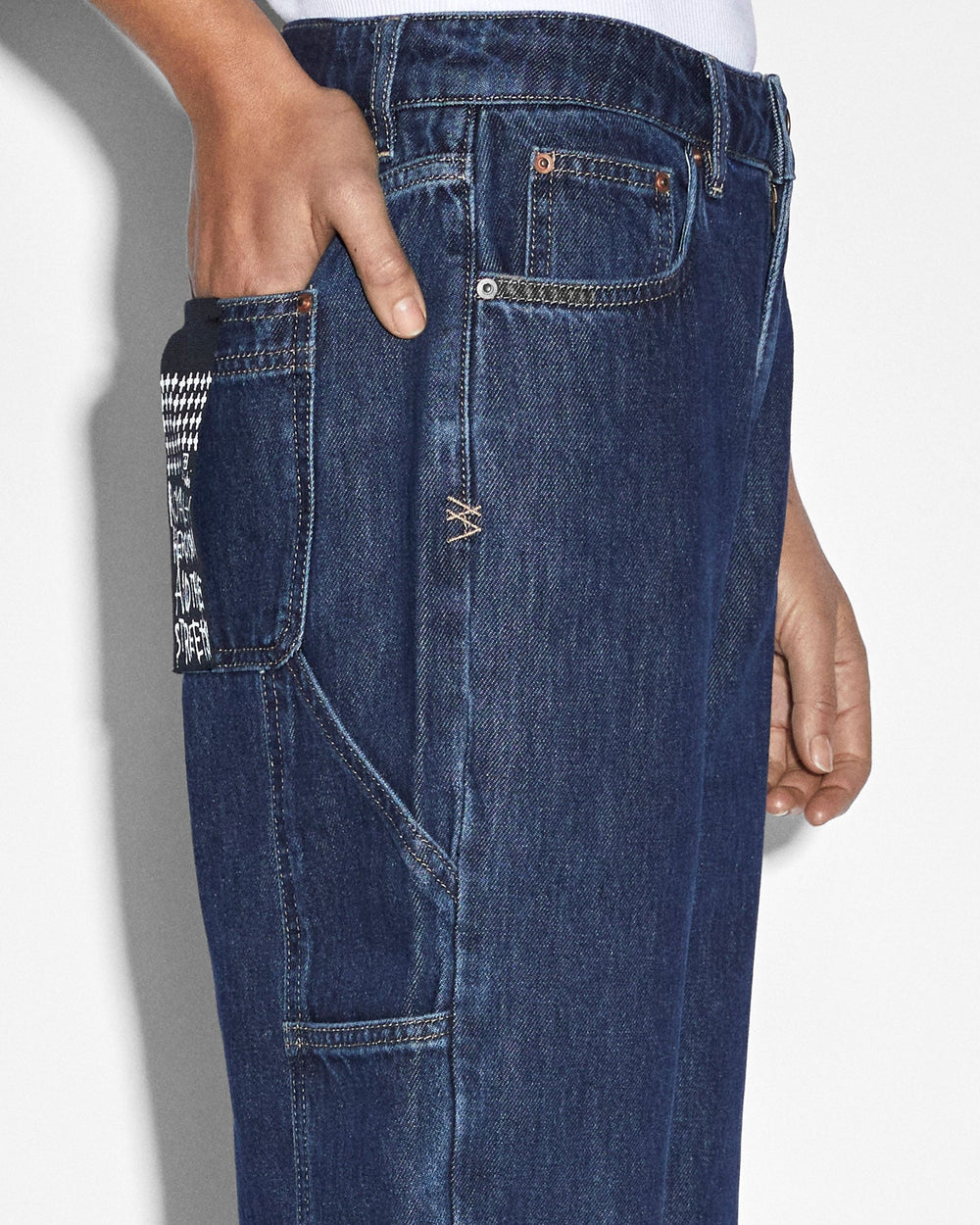 Brooklyn Carpenter Legacy Mom Jeans - Blue Denim