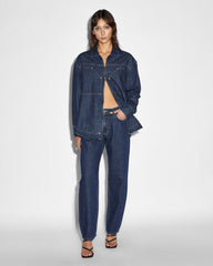 Brooklyn Carpenter Legacy Mom Jeans - Blue Denim