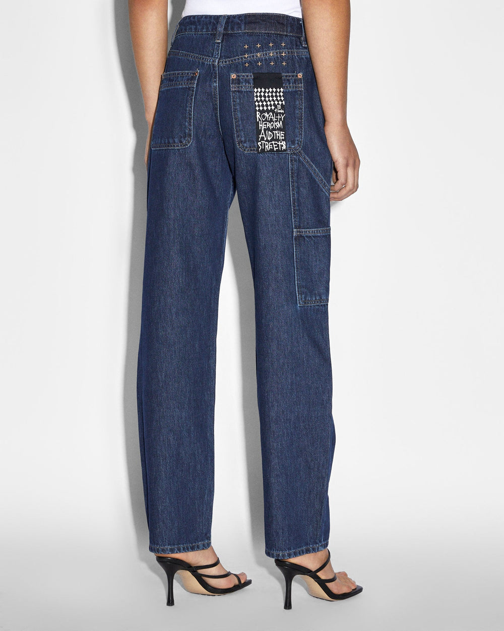 Brooklyn Carpenter Legacy Mom Jeans - Blue Denim