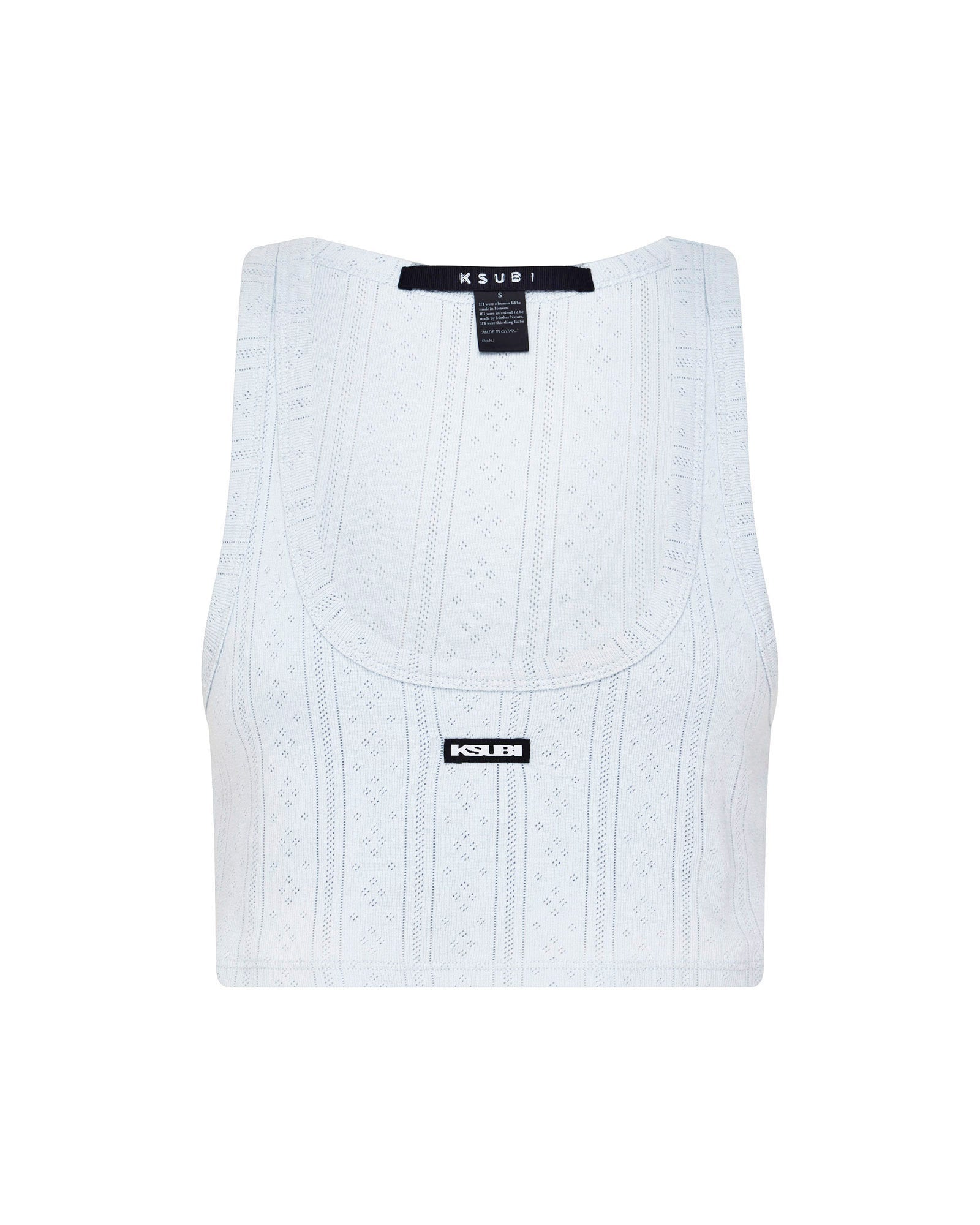 Womens Sott Origin Crop Tank Ice Mist Fashion Tops