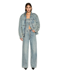 Retro Bustier Youth - Blue Denim