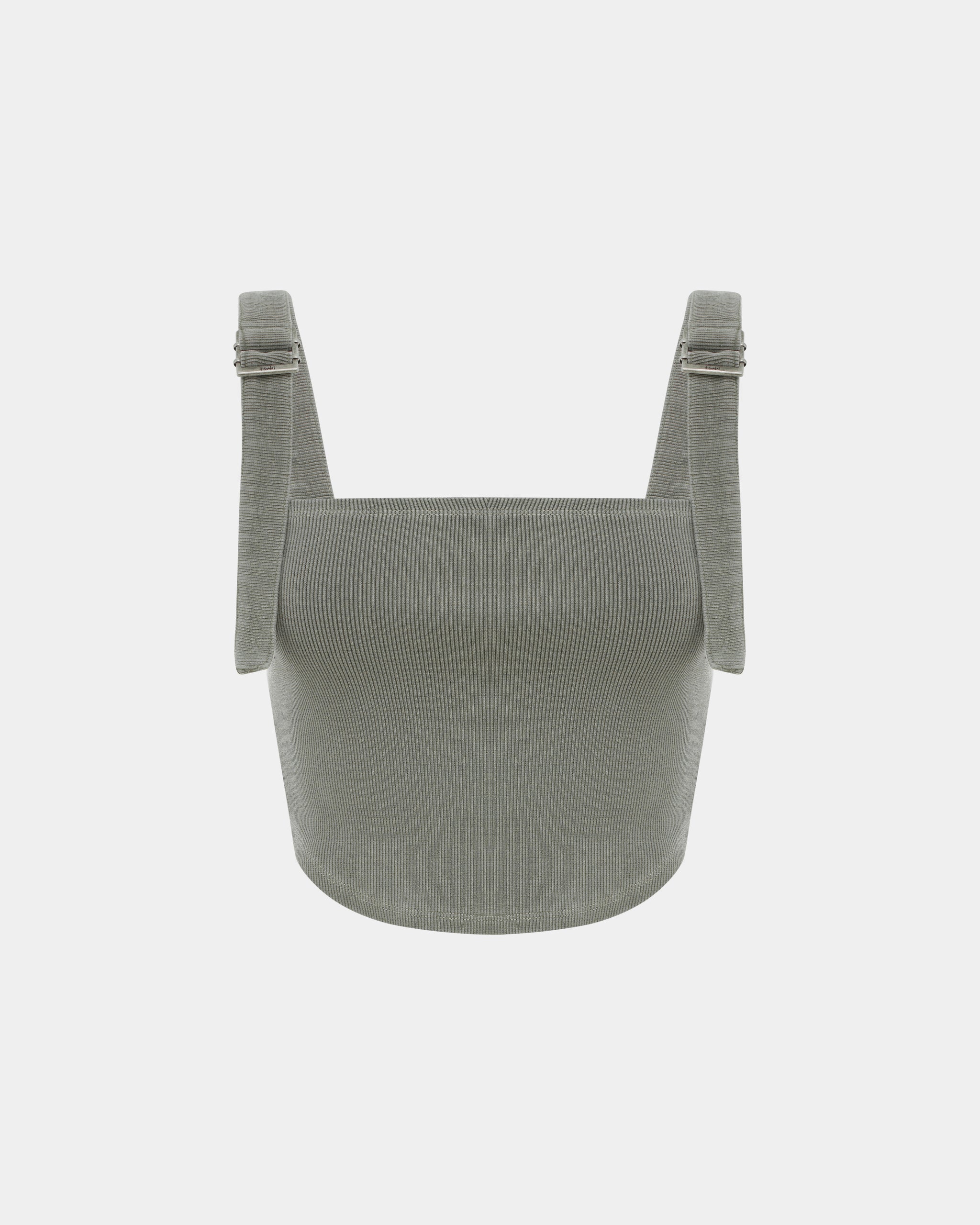 Syndicate Buckle Tank Top - Ash Grey