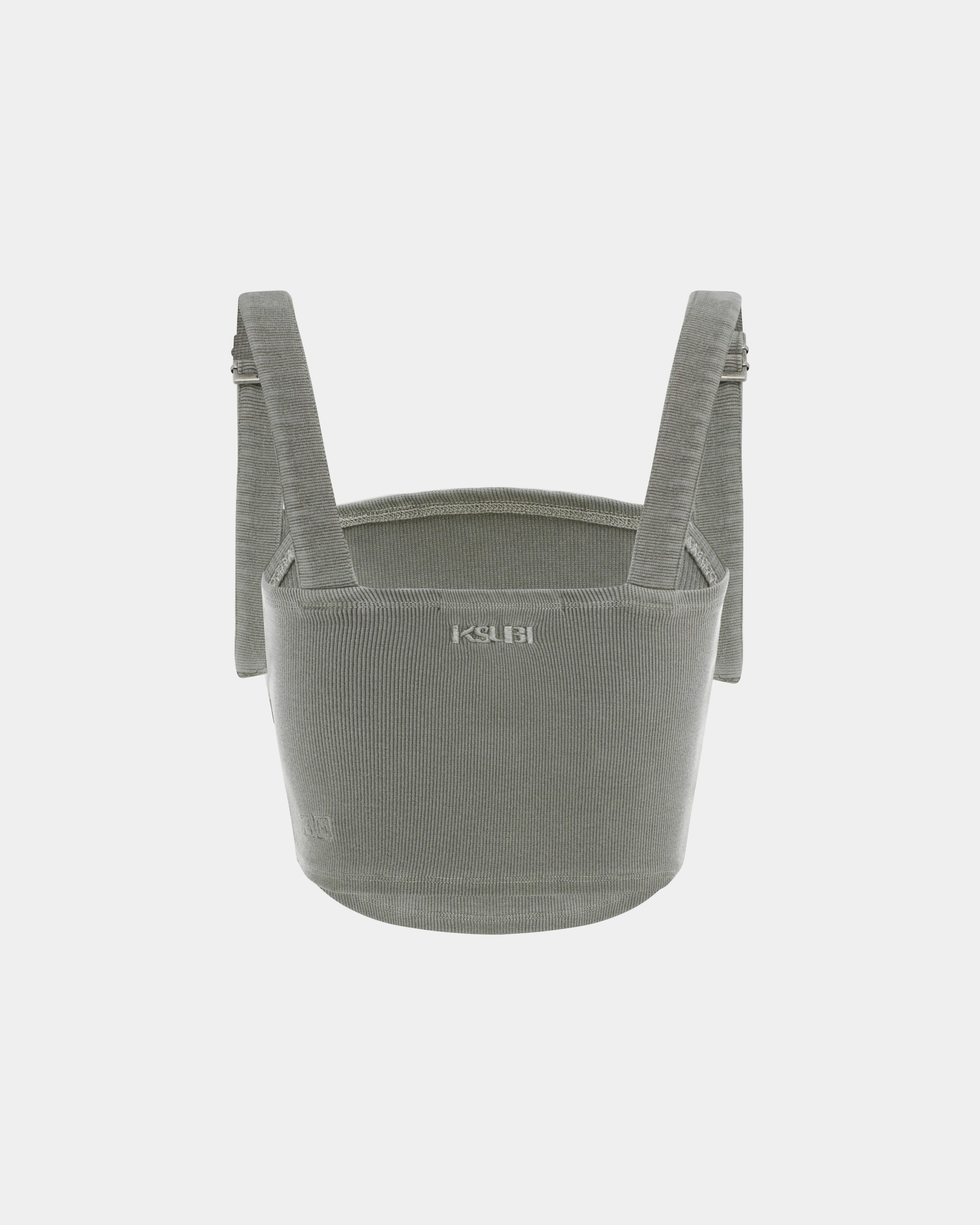 Syndicate Buckle Tank Top - Ash Grey