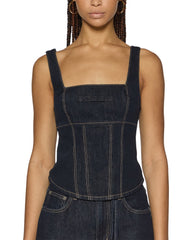 Hera Zenith Pop Denim Bustier