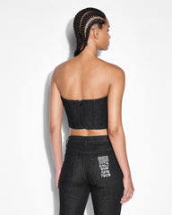 Buy Bustier Ebony Laced Laced Top KSUBI