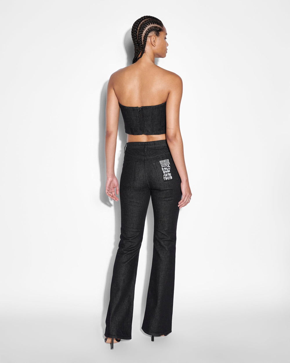 Buy Bustier Ebony Laced Laced Top KSUBI