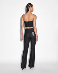 Buy Bustier Ebony Laced Laced Top KSUBI