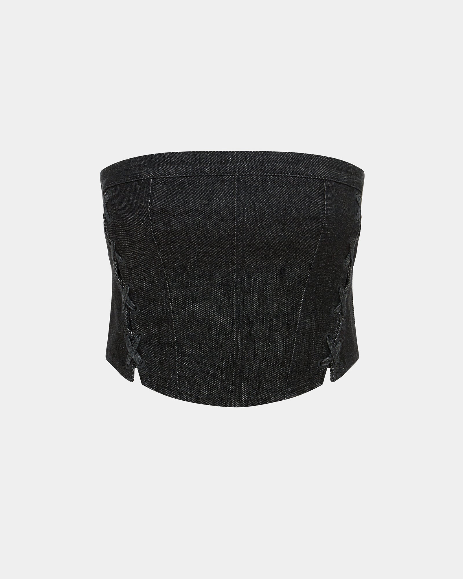 Buy Bustier Ebony Laced Laced Top KSUBI