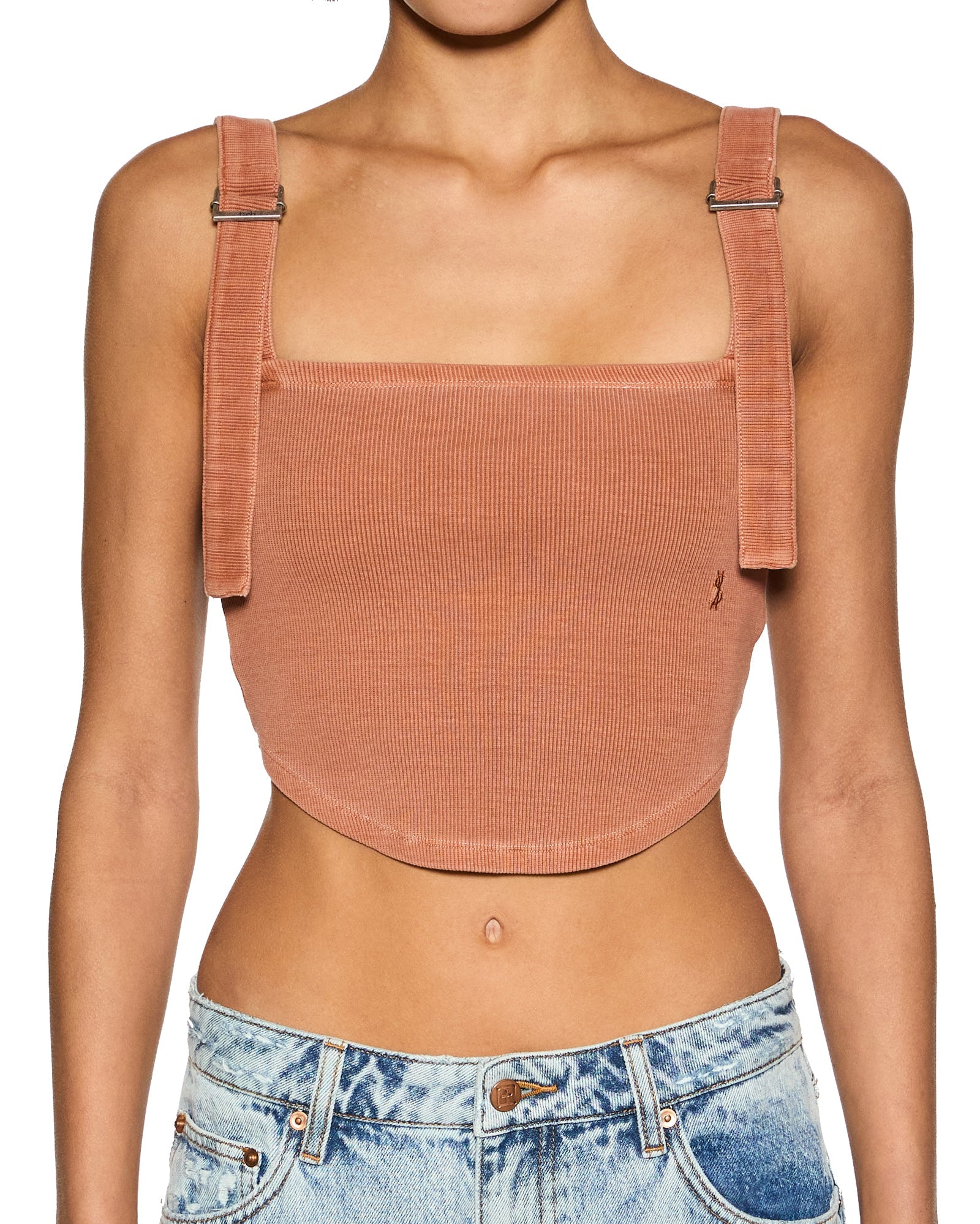 Syndicate Buckle Tank Top - Sunburn Orange