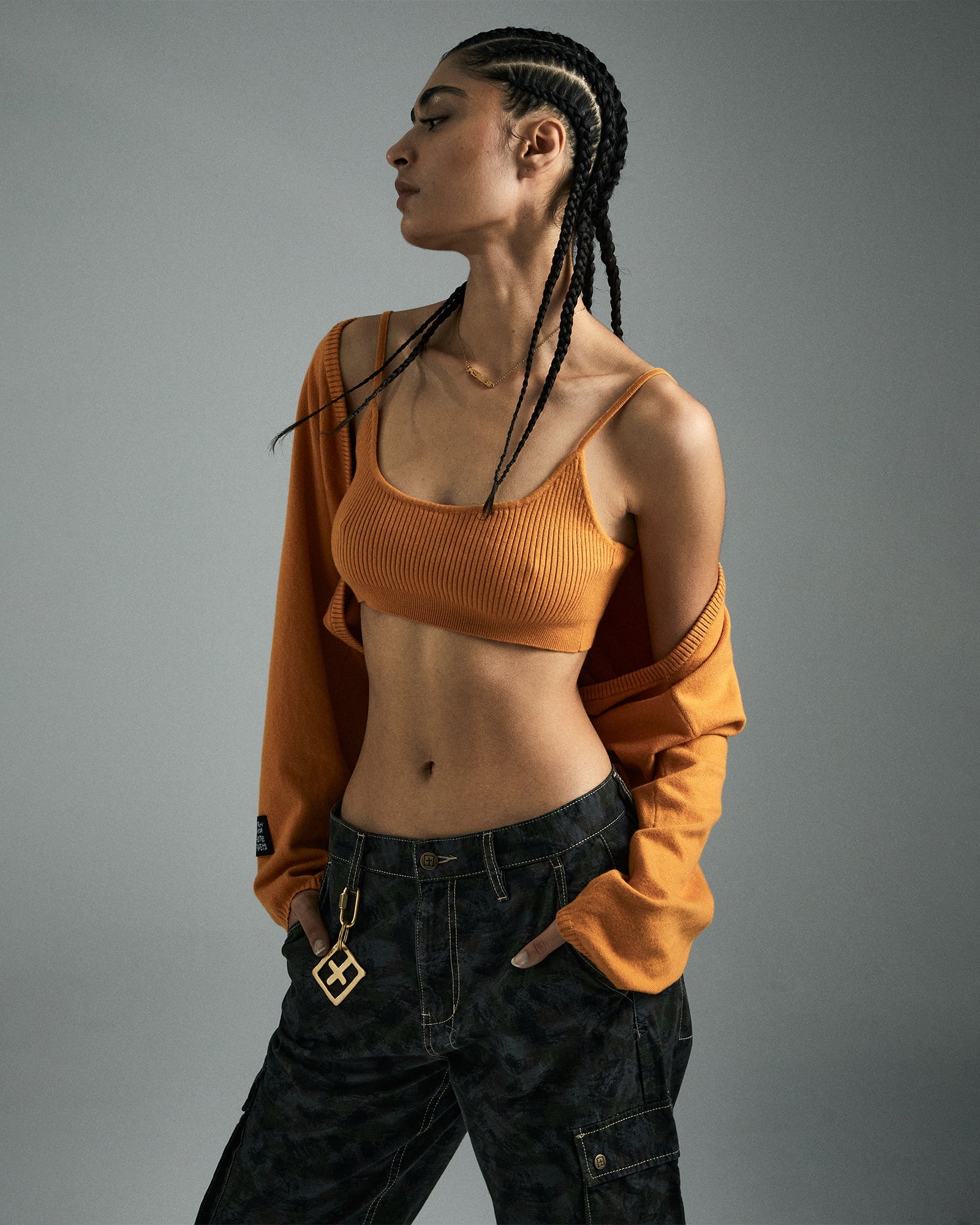 Buy Knit Bralette Satsuma Cropped Knit Bralette KSUBI