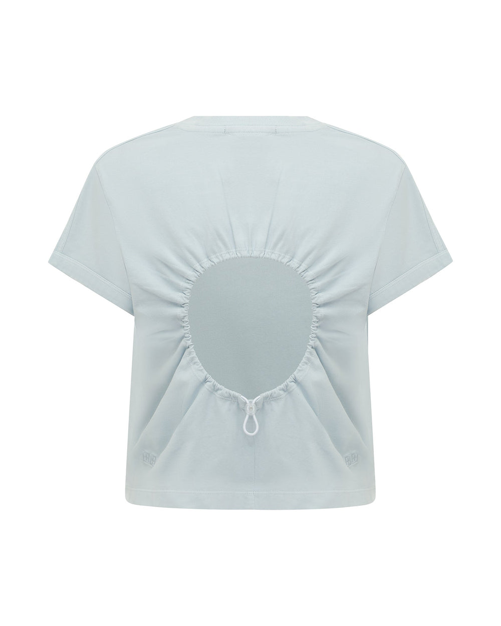 Womens Art Trip Shrunken Cut Out Tee Ice Mist Tees