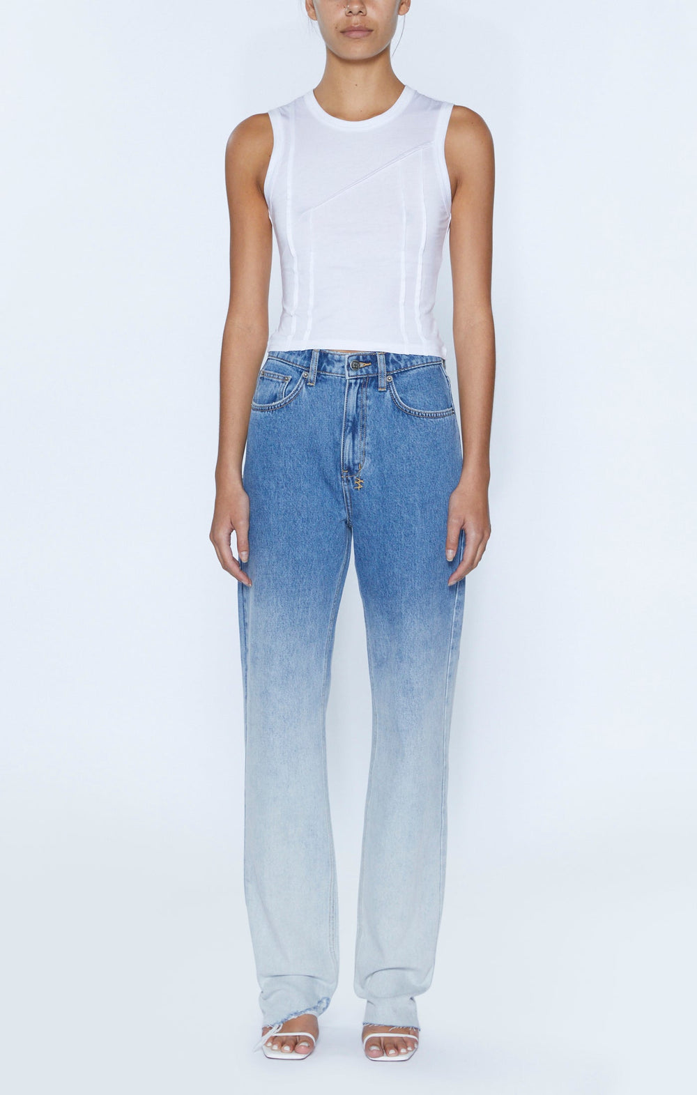 Womens Fragment Tank White Tees