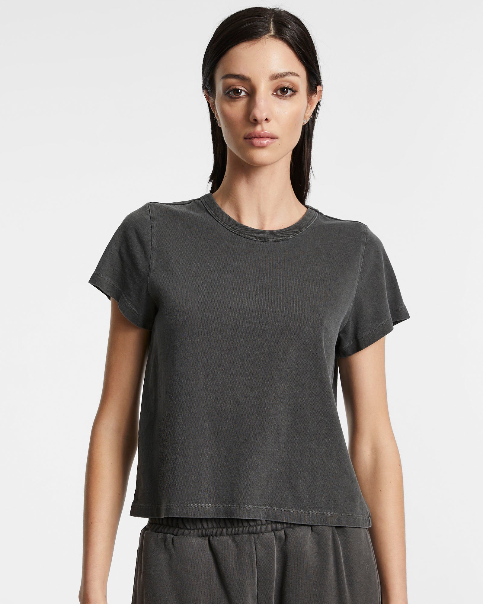 3 X 4 Mini Ss Tee Charcoal