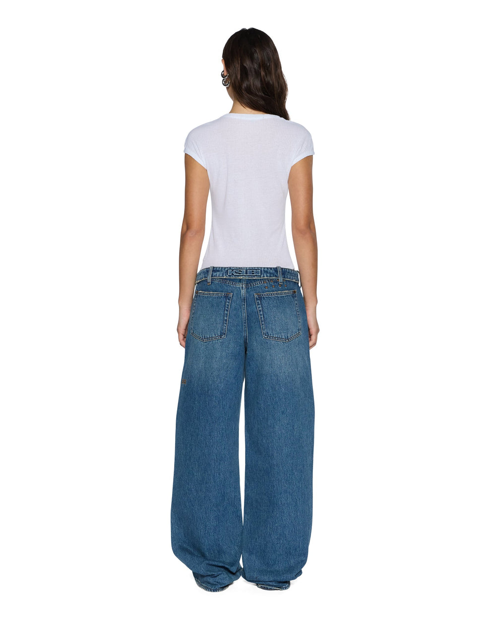 Womens Staple Ss Tee White Sheer Tees