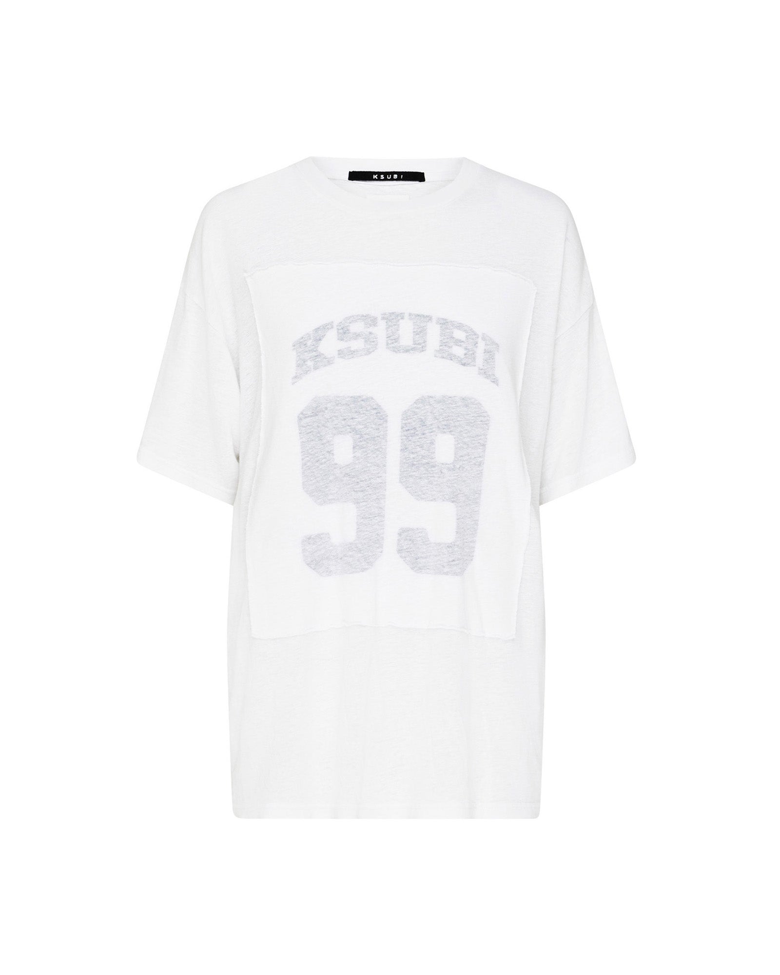 Womens 99 Oh G Tee Slub White Tees