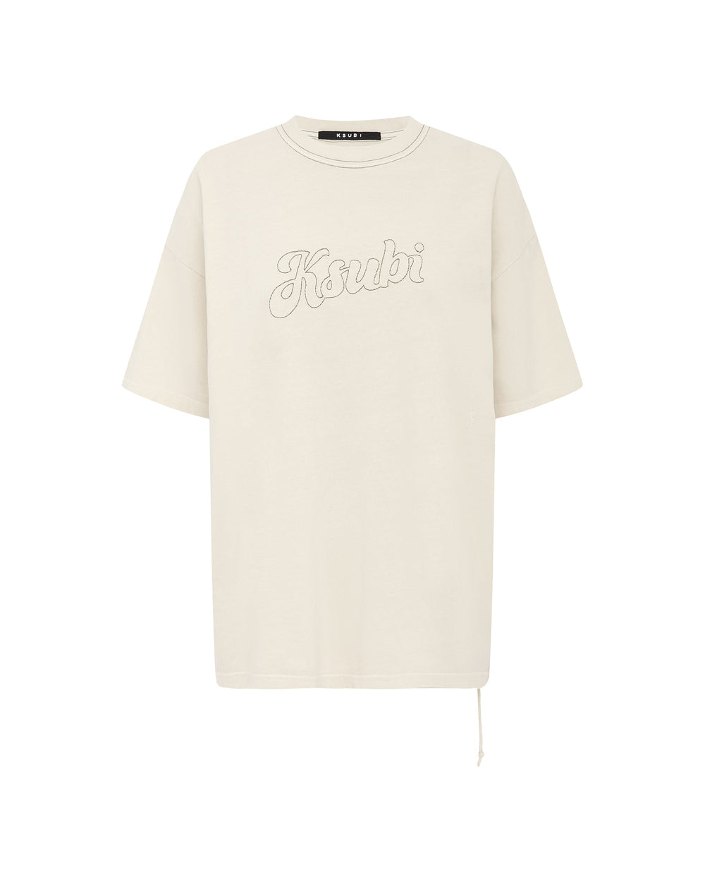 Sketch Oh G Slice Ecru Oversized Tee