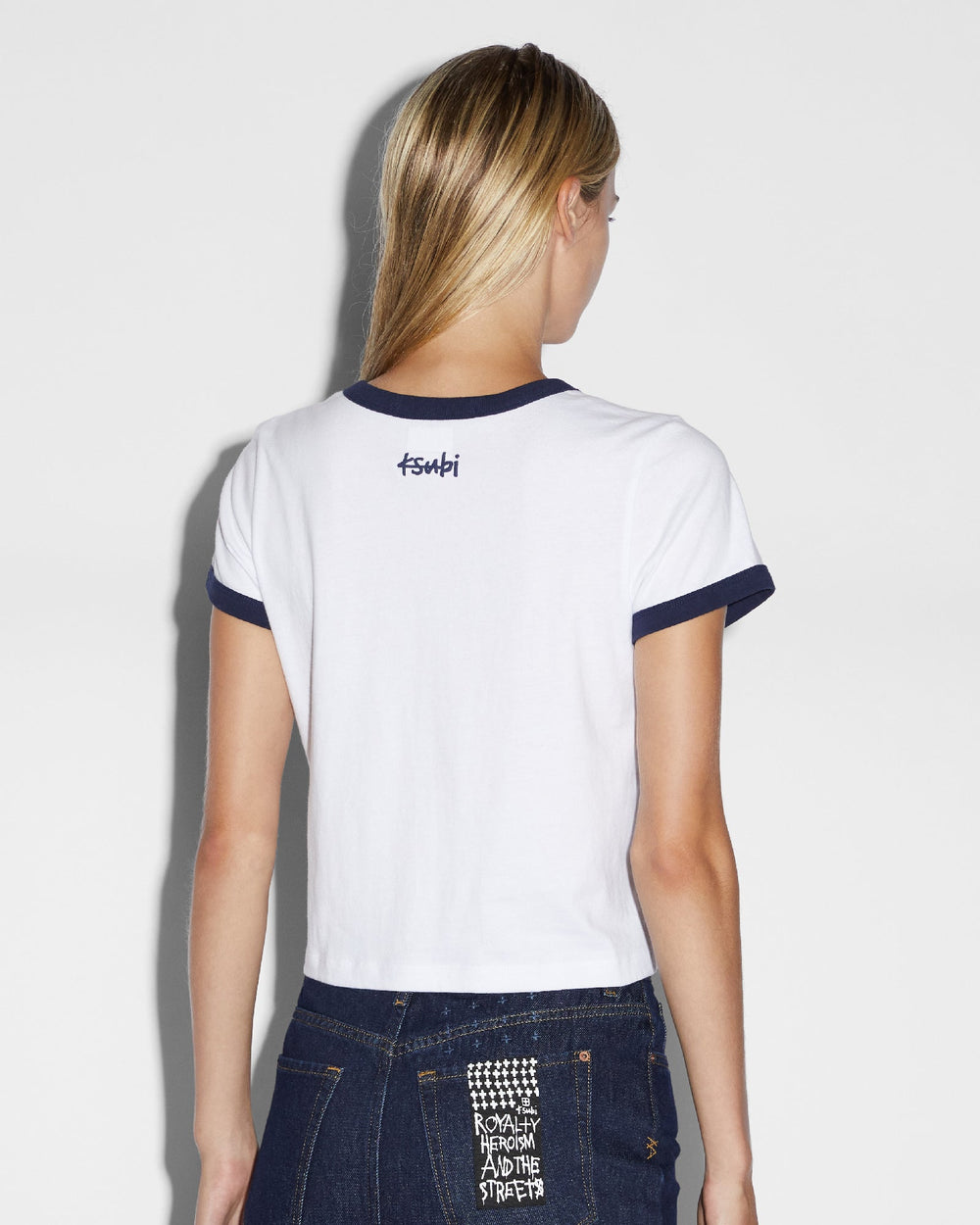 1999 Mini Short Sleeve T-shirt - White Navy