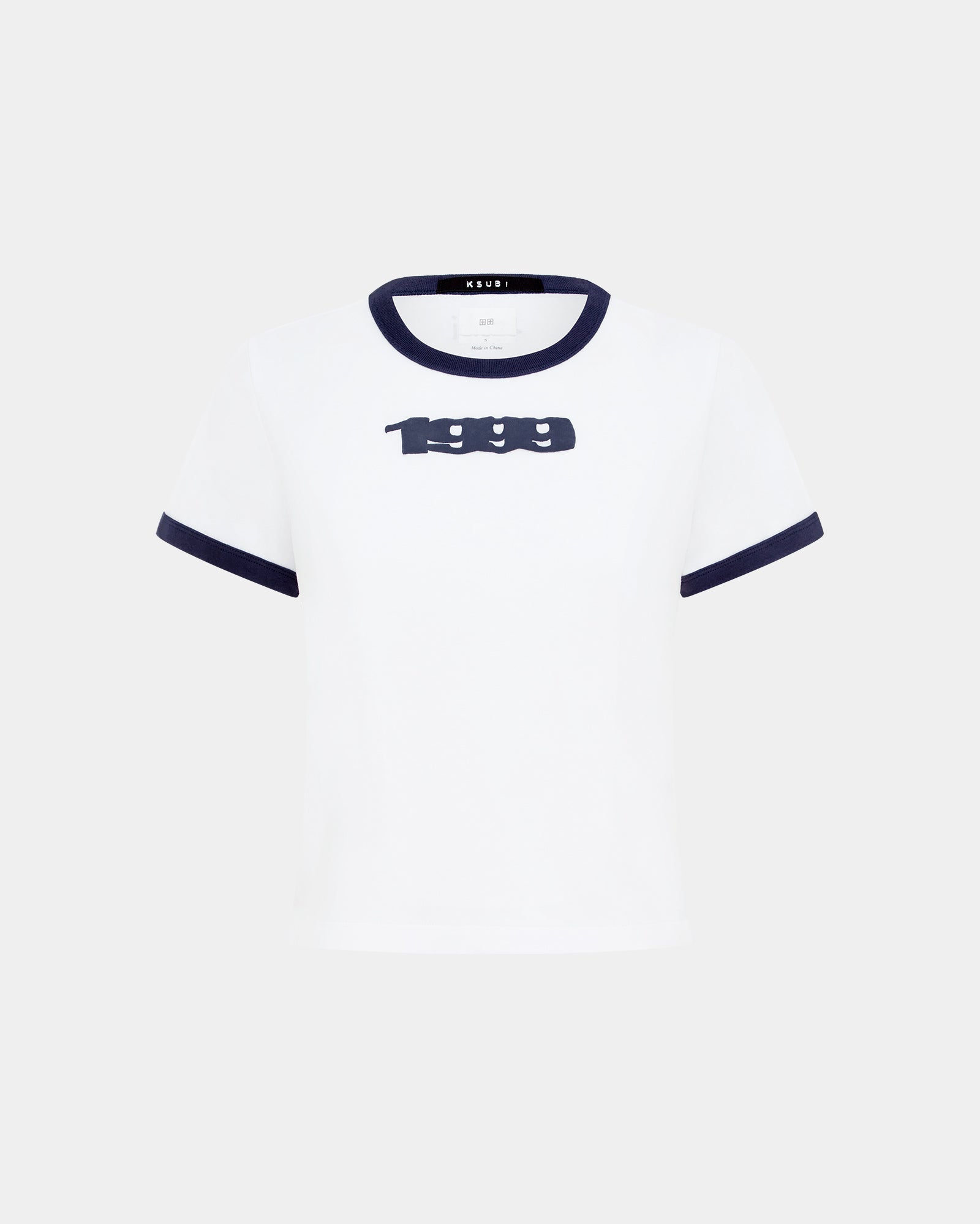 1999 Mini Short Sleeve T-shirt - White Navy