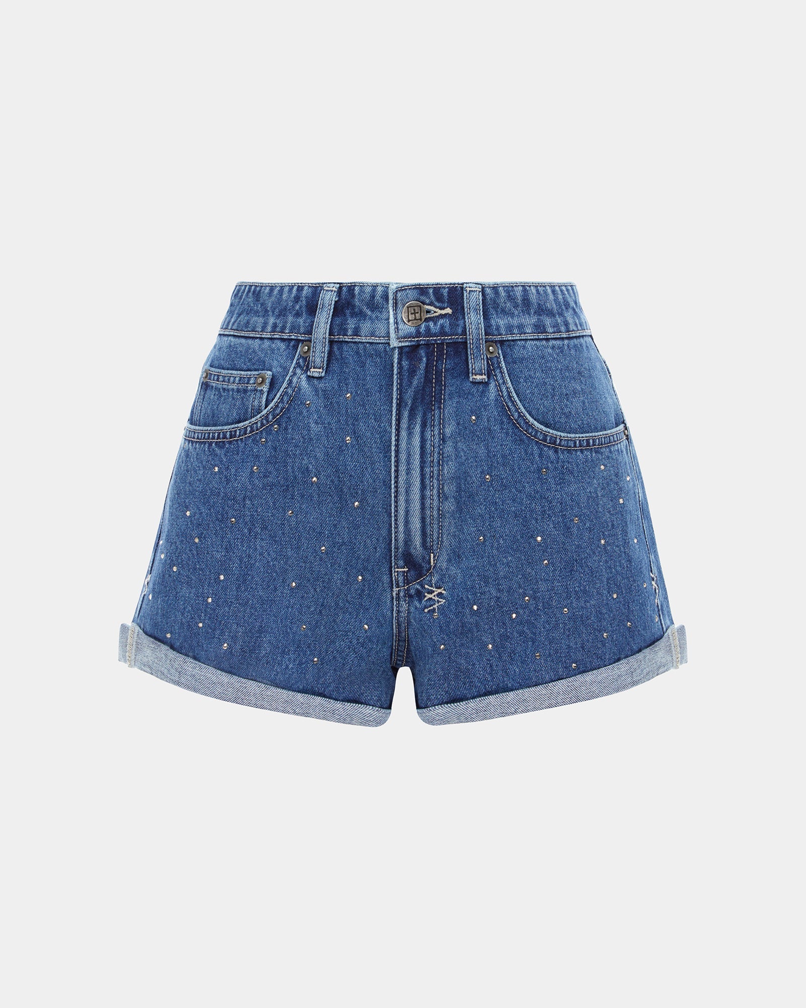 Rollin Out Short Token Krystal - Mid Blue Denim