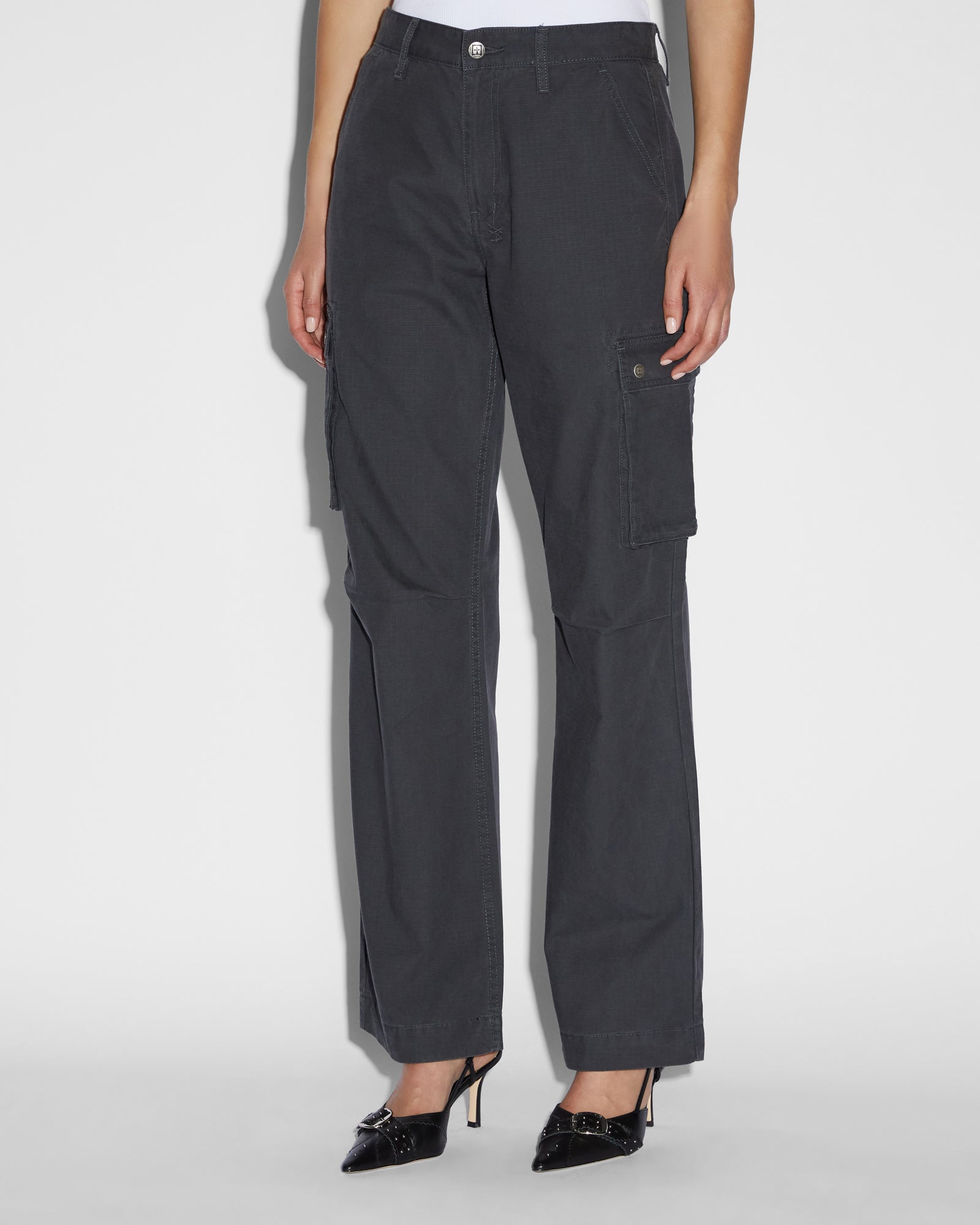 Squad Womens Cargo Pant - Charcoal
