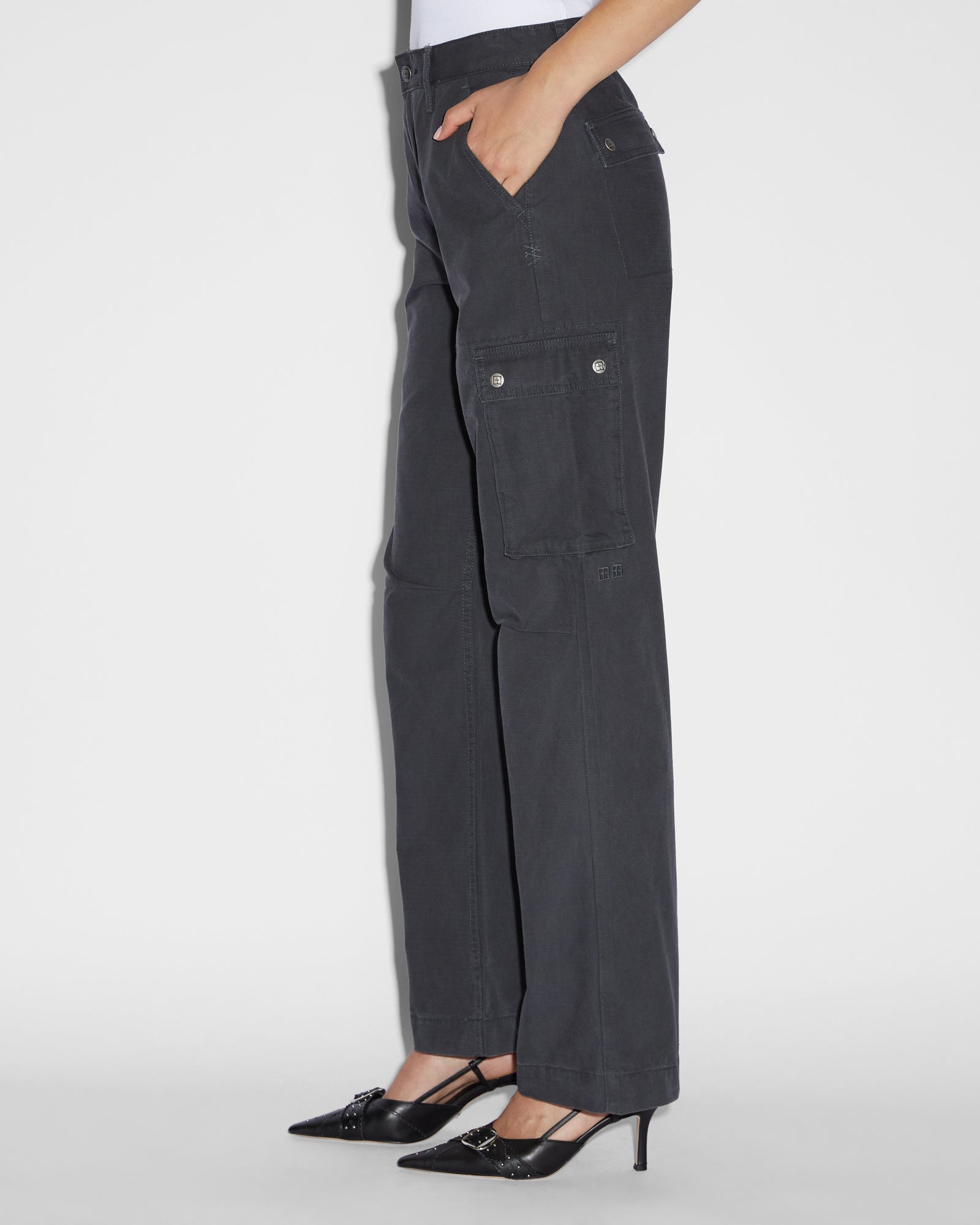 Squad Womens Cargo Pant - Charcoal