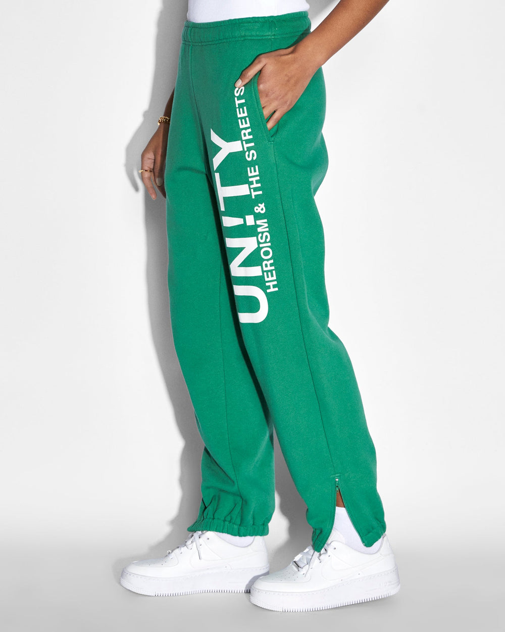 Buy Unity Zip Trax Green Mid-Rise Track Ksubi