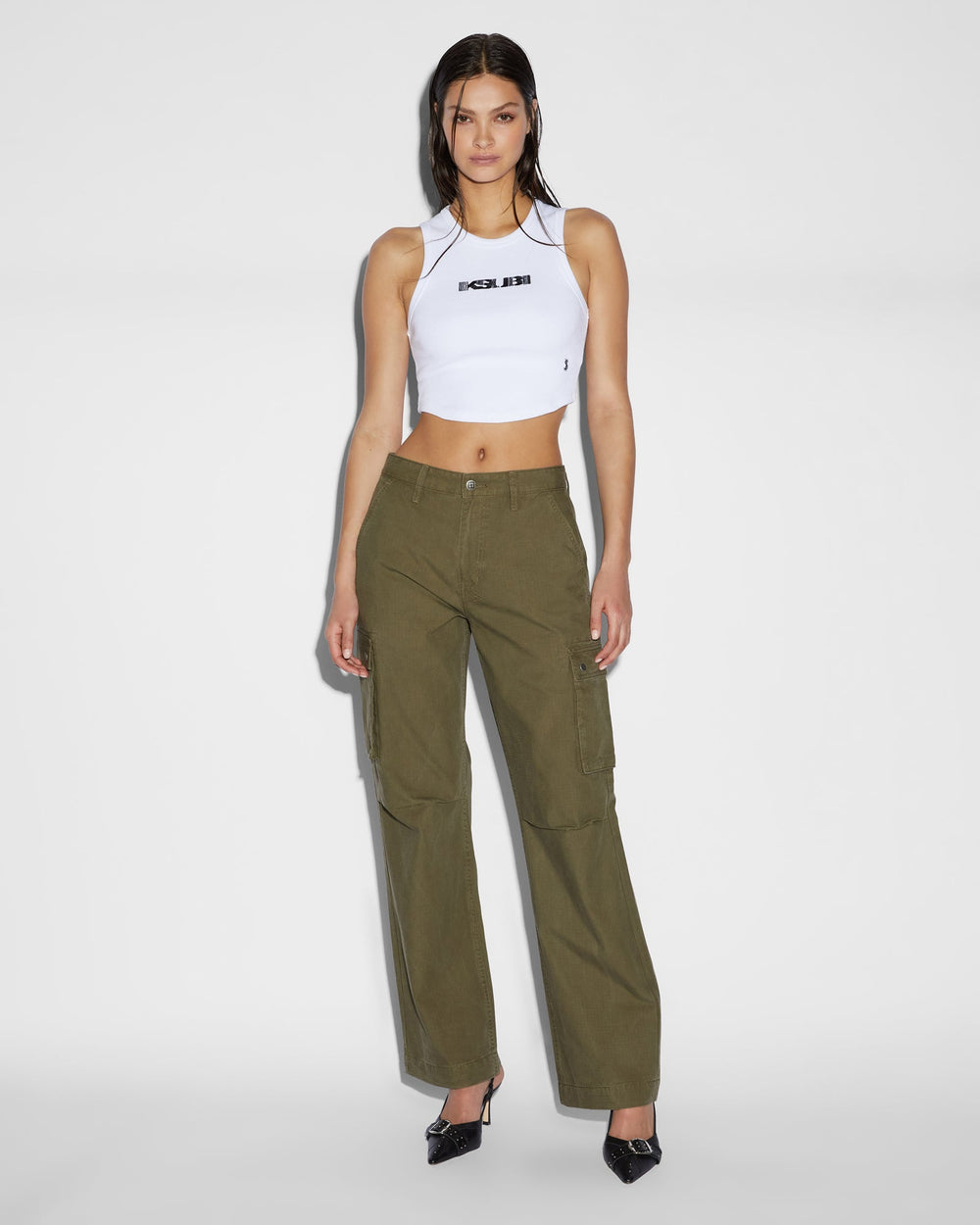 Squad Womens Cargo Pant - Khaki