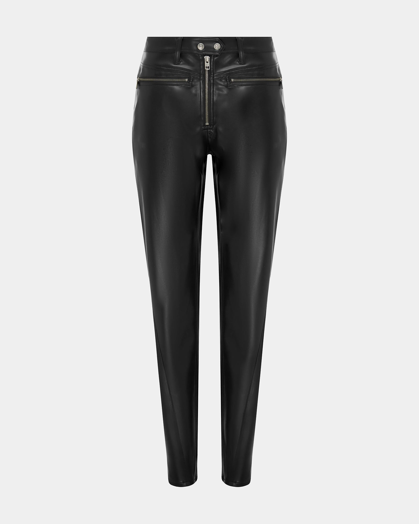 Buy Vivienne Pant Black Leather Moto Pant KSUBI