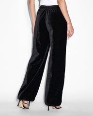 Buy Richie Origin Trak Black Velour Trackpant KSUBI