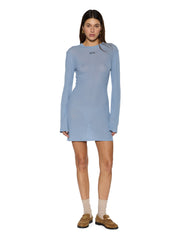Womens Crawford Ls Dress Ice Blue Dresses