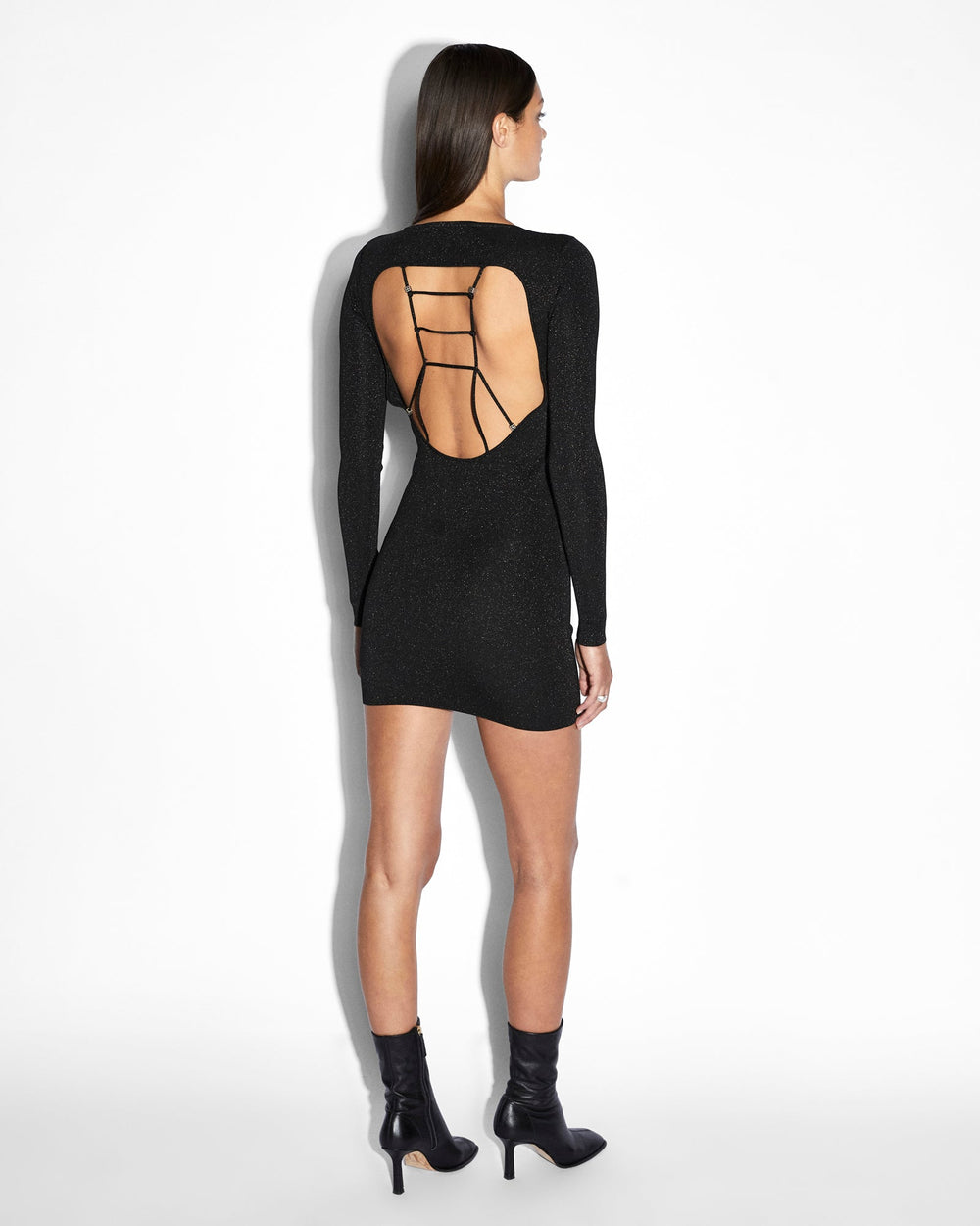 Buy Untamed Ls Dress Black KSUBI
