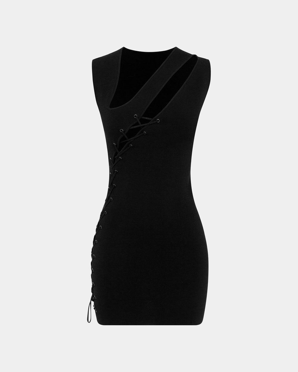 Buy Fantasy Dress Black Black Knitted Dress KSUBI