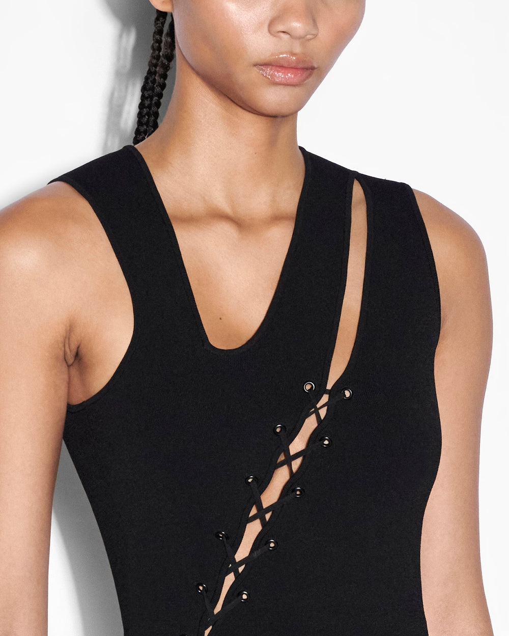 Buy Fantasy Dress Black Black Knitted Dress KSUBI