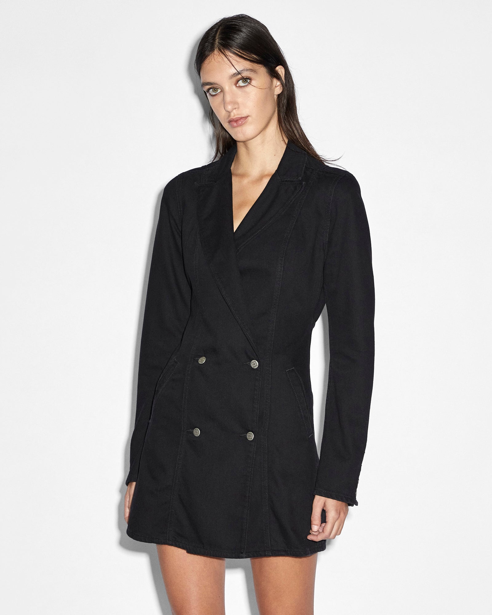 Rapture Blazer Dress Stealth - Washed Black