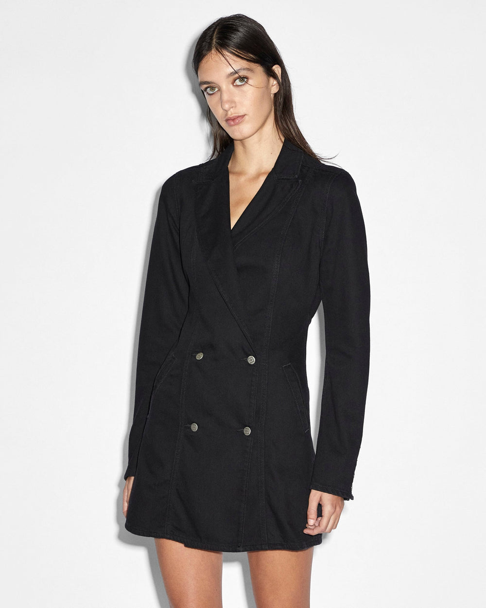 Rapture Blazer Dress Stealth - Washed Black